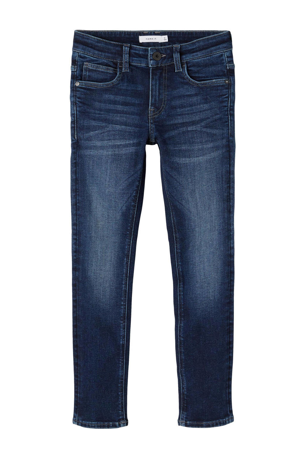 NAME IT KIDS slim fit jeans NKMTHEO light blue denim