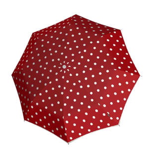 paraplu T-200 Medium duomatic rood/wit