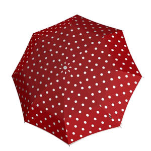 paraplu T-200 Medium duomatic rood/wit