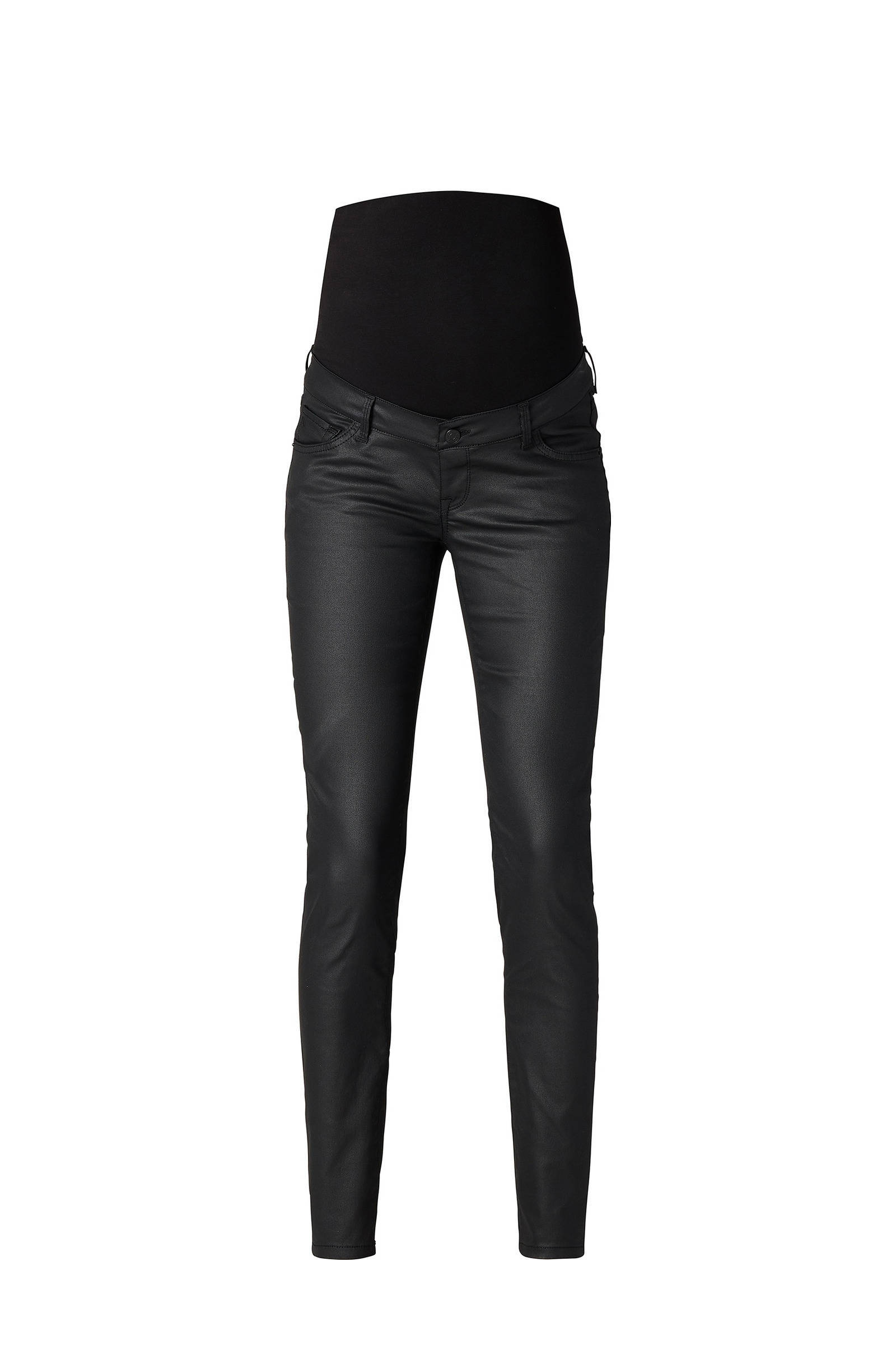 Noppies gecoate zwangerschapsbroek zwart | wehkamp