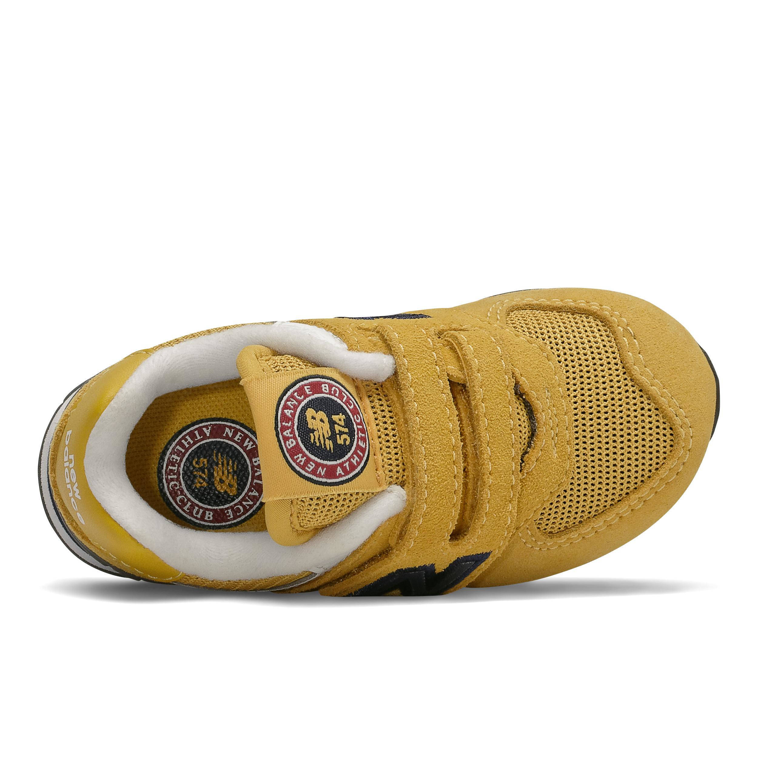 New Balance 574 sneakers geel/grijs | wehkamp