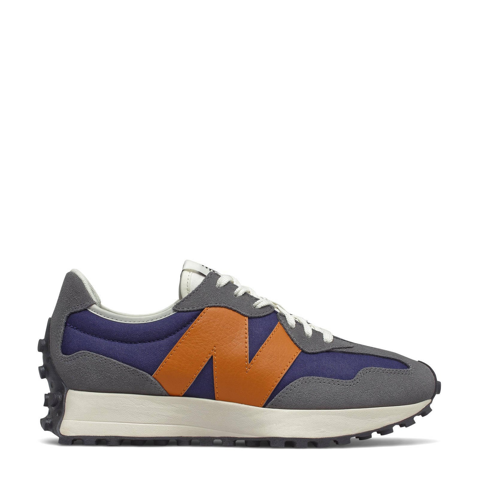 New Balance 327 sneakers grijs/blauw/geel | wehkamp