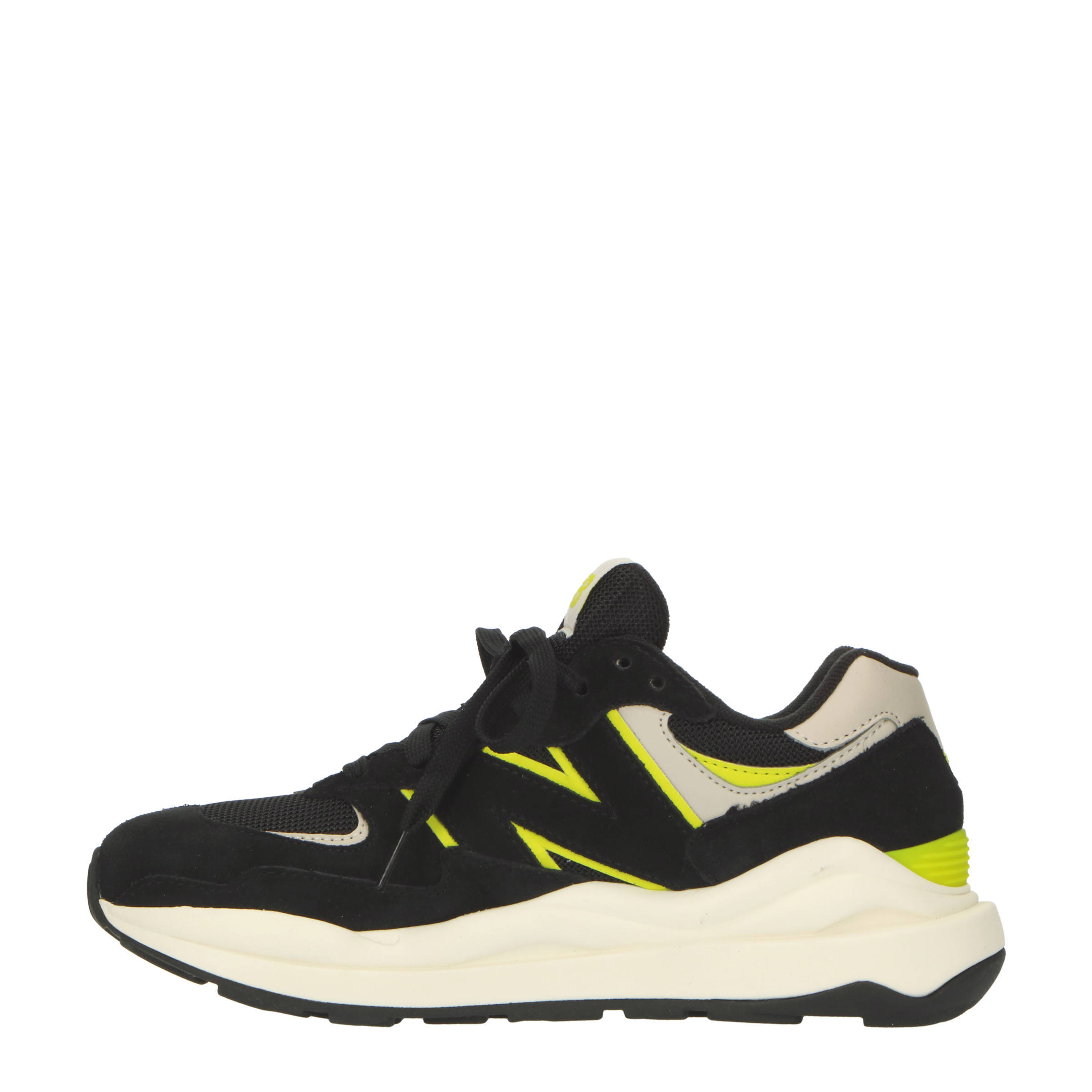 New Balance 5740 sneakers zwart/ecru/geel | wehkamp