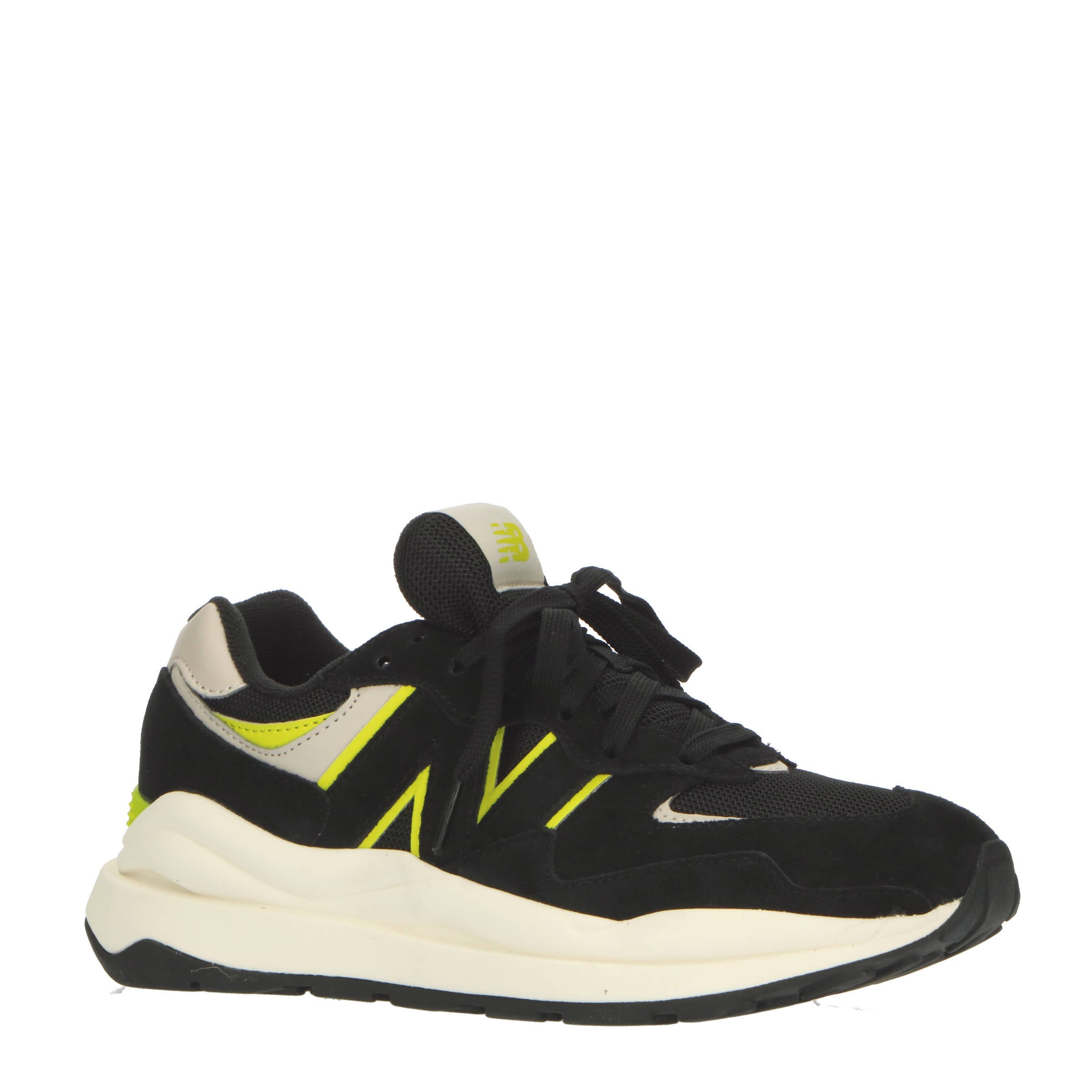 New Balance 5740 sneakers zwart/ecru/geel | wehkamp