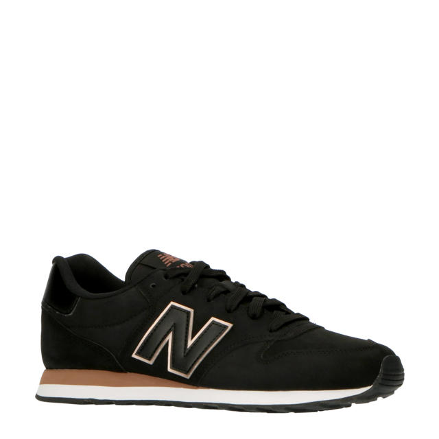 Natuur dump Roos New Balance 500 sneakers zwart/rosé | wehkamp