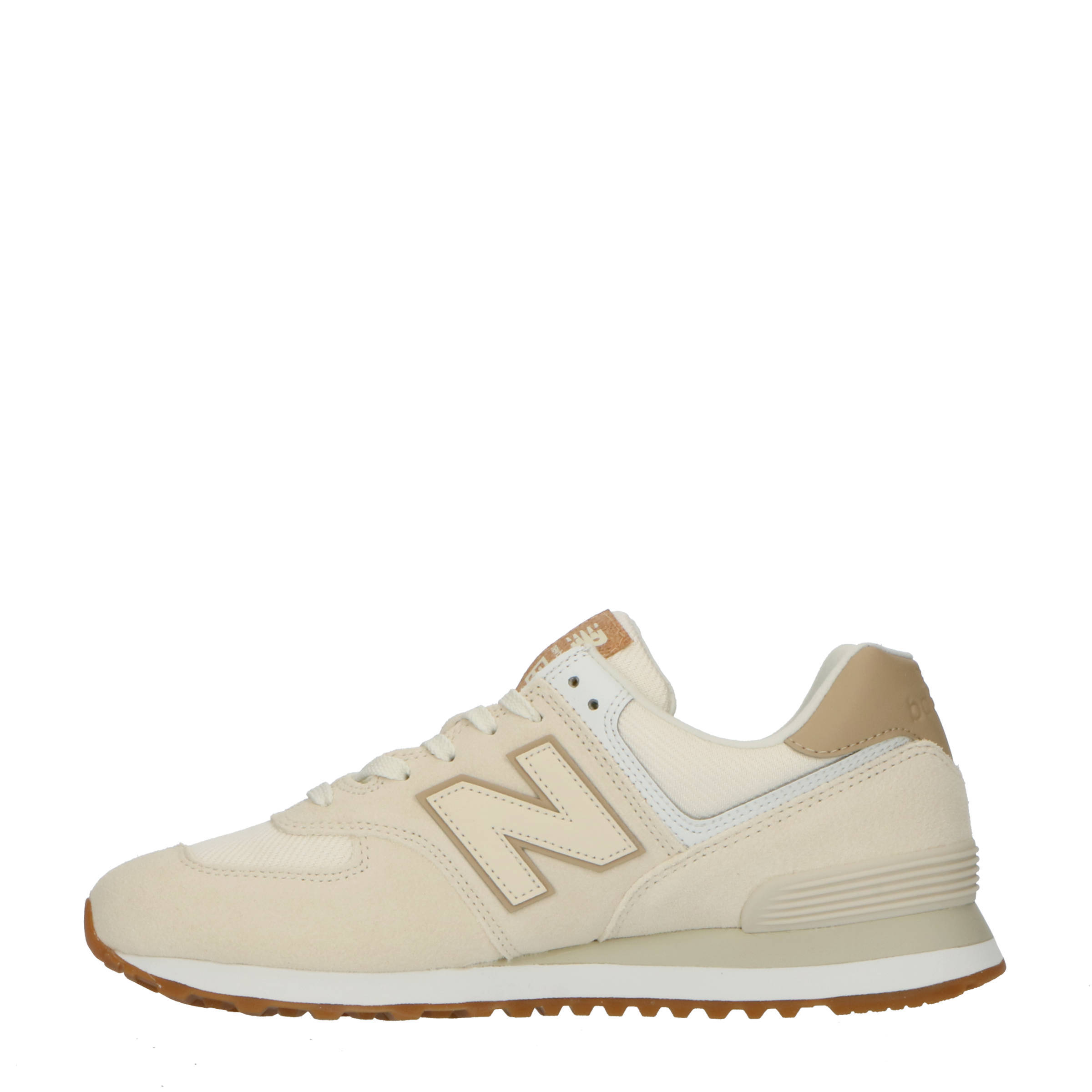 new balance 574 ecru trainers