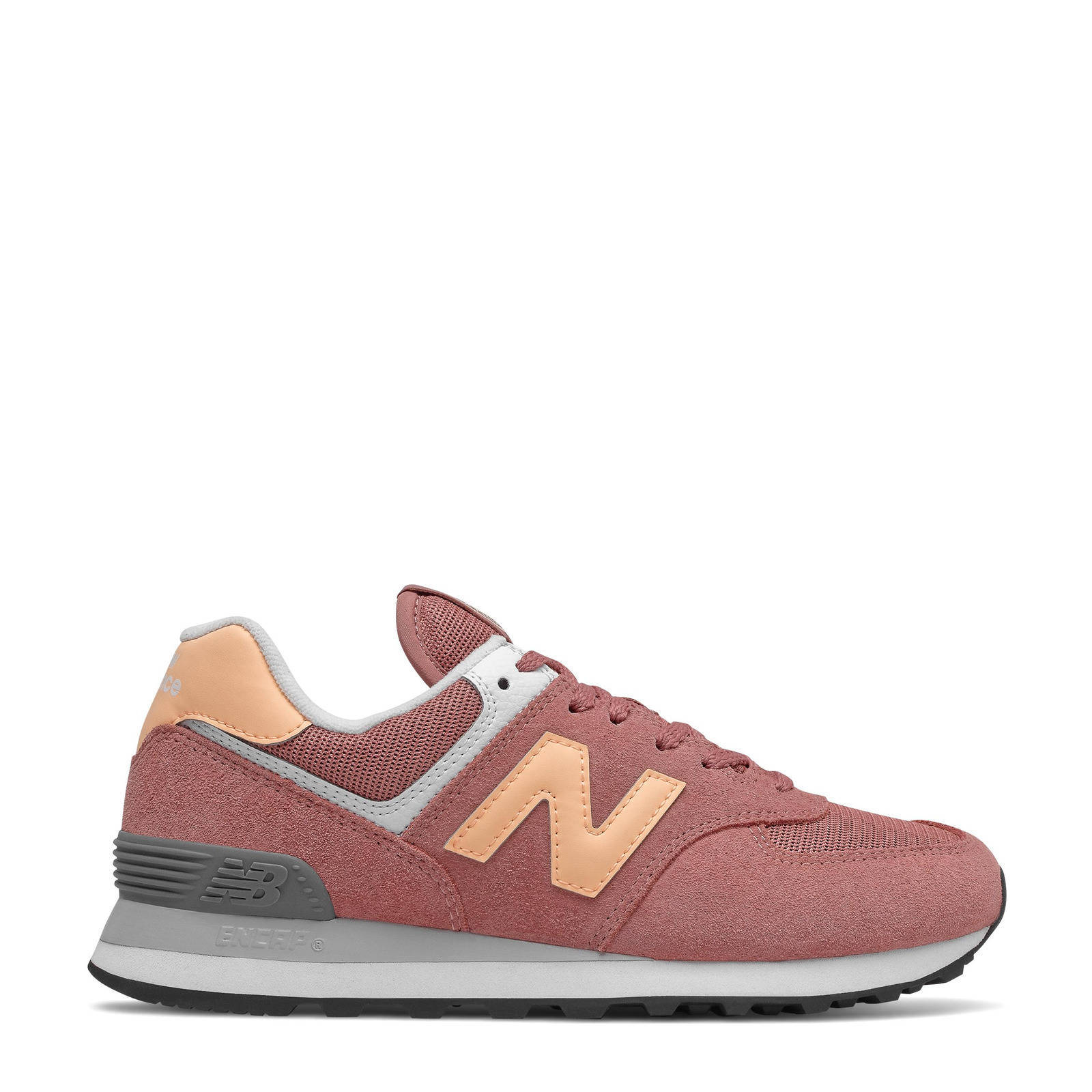 New Balance 574 sneakers oudroze/oranje | wehkamp