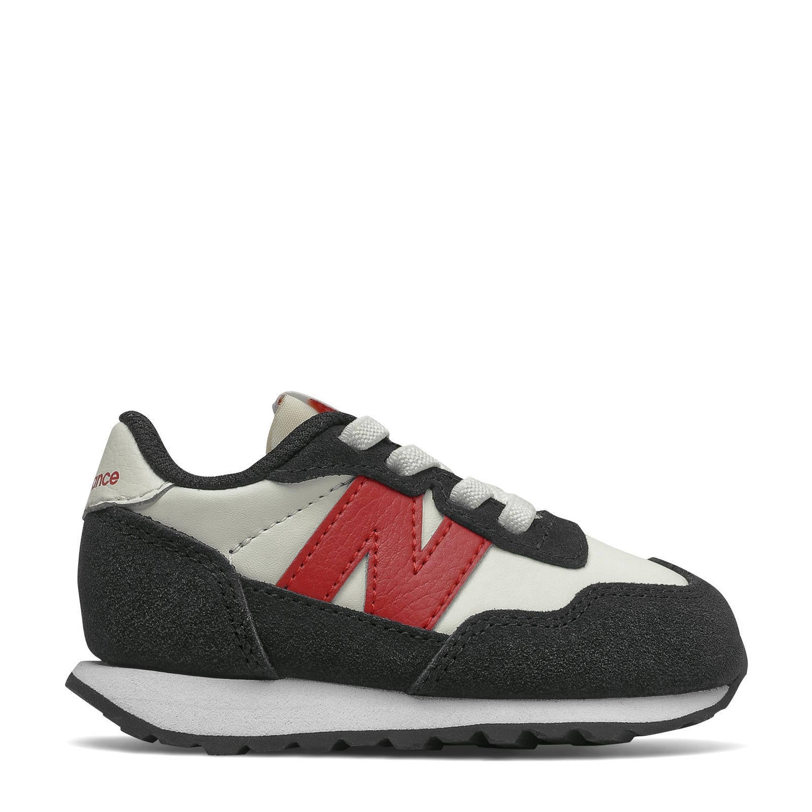 New Balance 237 sneakers zwart/ecru/rood | wehkamp