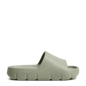   plateau slippers pastelgroen