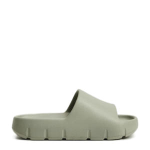 plateau slippers pastelgroen