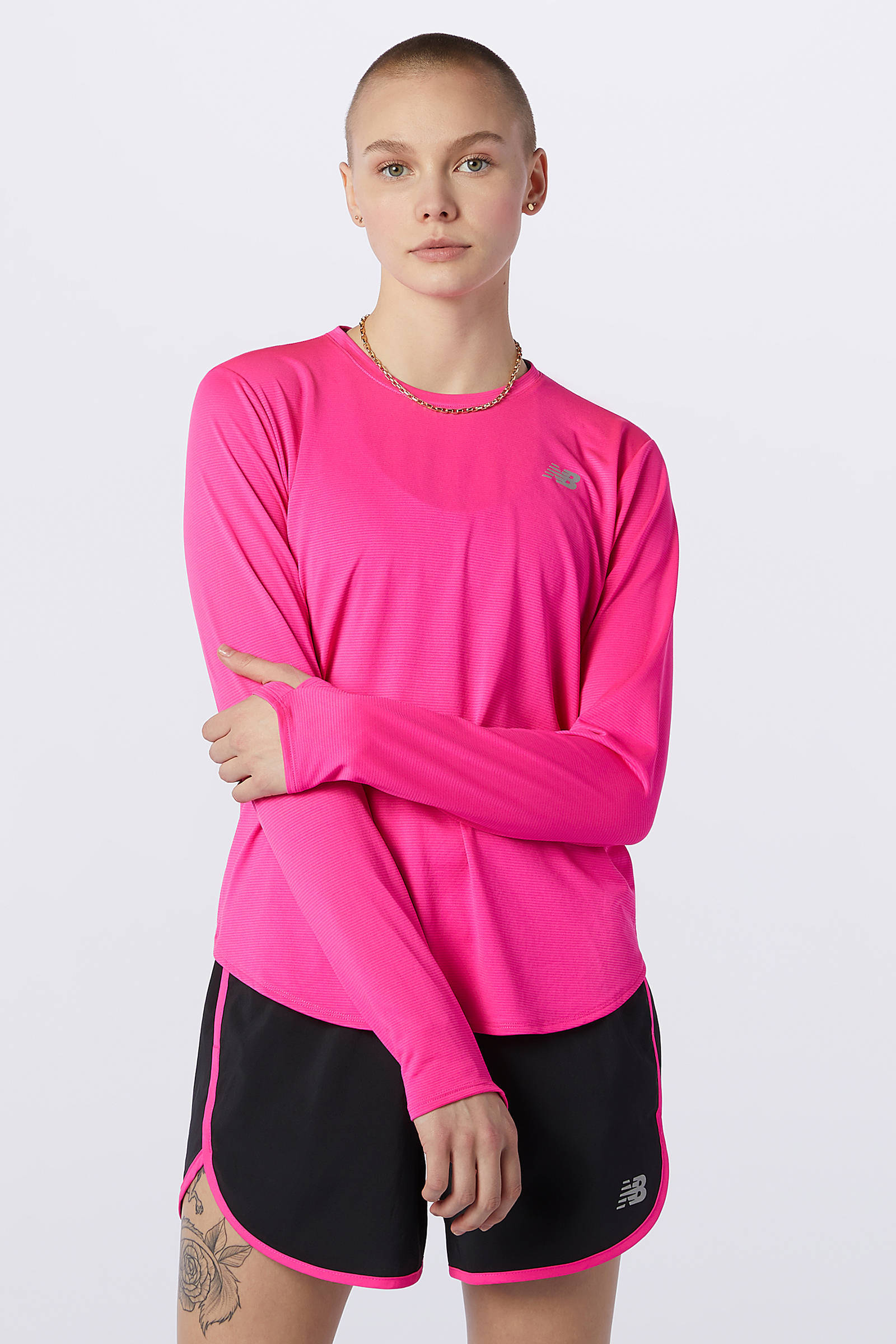 New Balance hardloopshirt roze | wehkamp