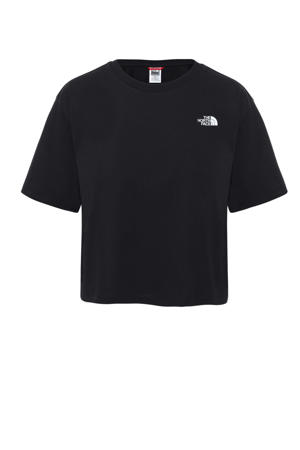 T-shirt Simple Dome met logo zwart