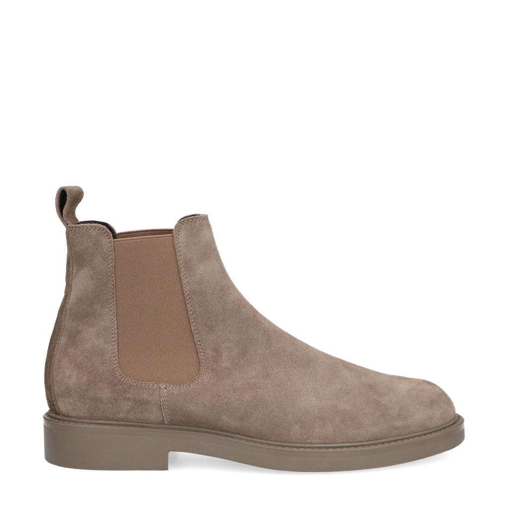 Manfield   suède chelsea boots taupe