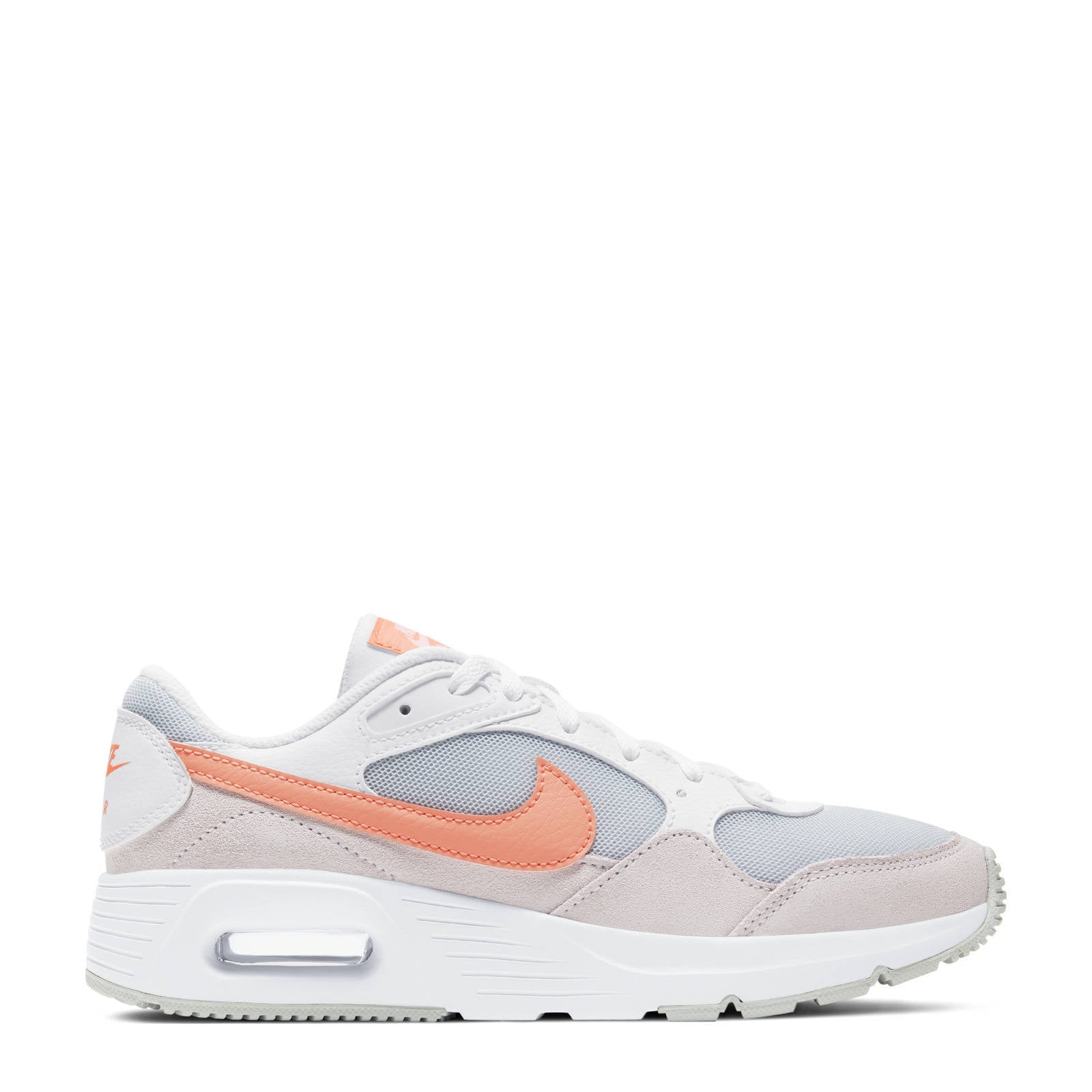 Nike Air Max SC sneakers wit/lichtoranje/lichtgrijs | wehkamp
