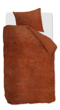 Beddinghouse Polyester-katoen dekbedovertrek 1 persoons (dekbedovertrek 140x220 cm), 1 persoons (140 cm breed), Terra