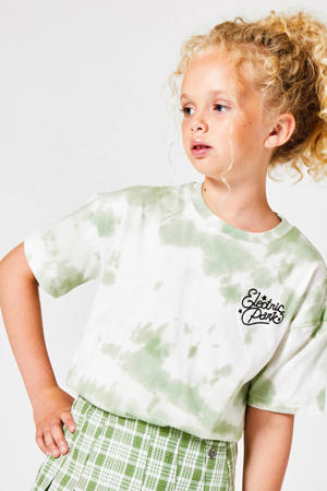 tie-dye T-shirt tie dye green