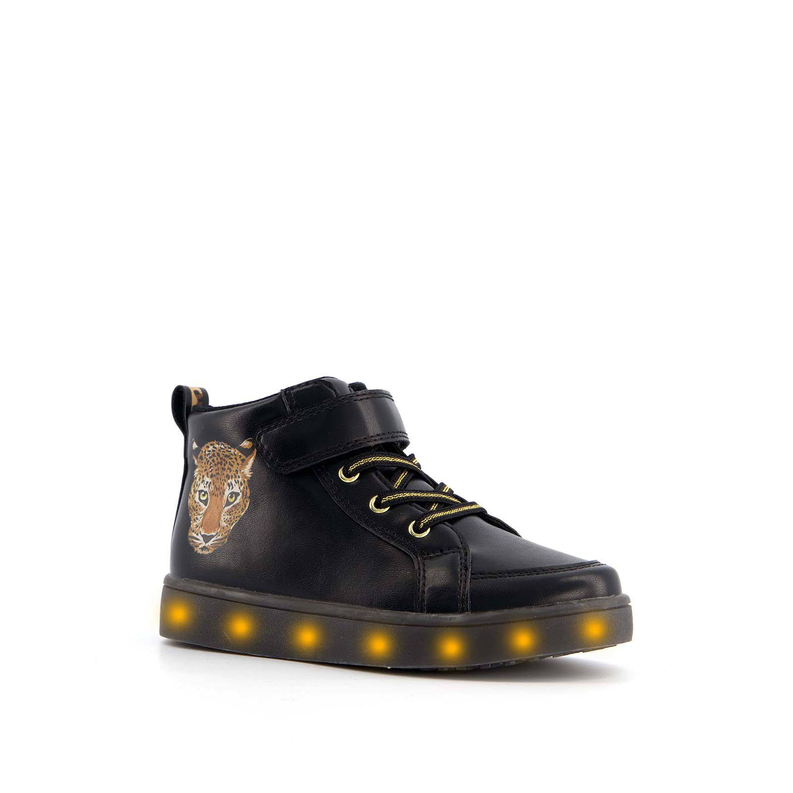 Scapino Blue Box hoge sneakers met lichtjes zwart | wehkamp