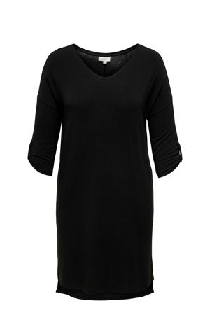 gemêleerde jurk CARLAMOUR  zwart