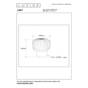 thumbnail: Lucide JANY - Tafellamp - Ø 16 cm - 1xE14 - Zwart