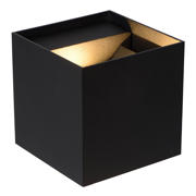 thumbnail: Lucide AXI - Wandspot Badkamer - LED - 2x3,5W 2700K - IP54 - Zwart