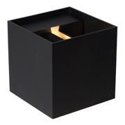 thumbnail: Lucide AXI - Wandspot Badkamer - LED - 2x3,5W 2700K - IP54 - Zwart