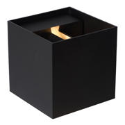 thumbnail: Lucide AXI - Wandspot Badkamer - LED - 2x3,5W 2700K - IP54 - Zwart
