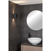 thumbnail: Lucide AXI - Wandspot Badkamer - LED - 2x3,5W 2700K - IP54 - Zwart