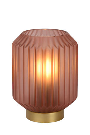 SUENO - Tafellamp - Ø 13 cm - 1xE14 - Roze