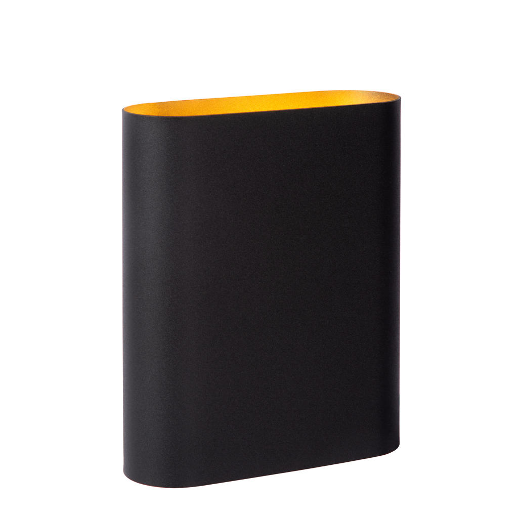 Lucide OVALIS - Wandlamp - 2xE14 - Zwart