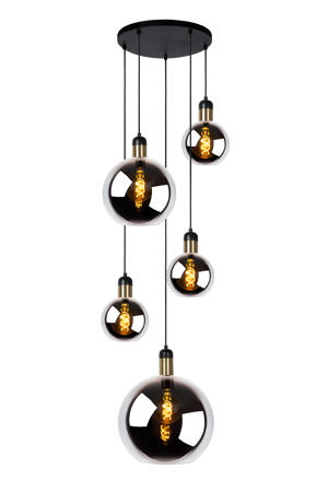 JULIUS - Hanglamp - 5xE27 - Fumé  