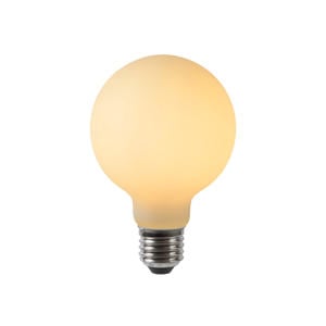 G80 - Filament lamp - Ø 8 cm - LED Dimb. - E27 - 1x5W 2700K - Opaal