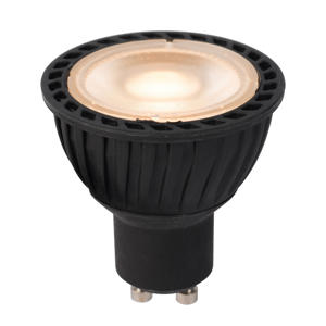 MR16 - Led lamp - Ø5 cm - LED Dimb. - GU10 - 1x5W 2200K/2700K - 3 StepDim - Zwart 