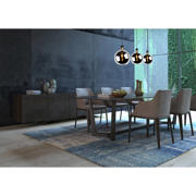 thumbnail: Lucide JULIUS - Hanglamp - 3xE27 - Fumé