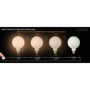thumbnail: Lucide G125 - Filament lamp - Ø 12,5 cm - LED Dimb. - E27 - 1x8W 2700K - 3 Step