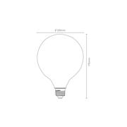 thumbnail: Lucide G125 - Filament lamp - Ø 12,5 cm - LED Dimb. - E27 - 1x8W 2700K - 3 Step