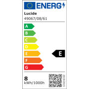 thumbnail: Lucide G125 - Filament lamp - Ø 12,5 cm - LED Dimb. - E27 - 1x8W 2700K - 3 Step