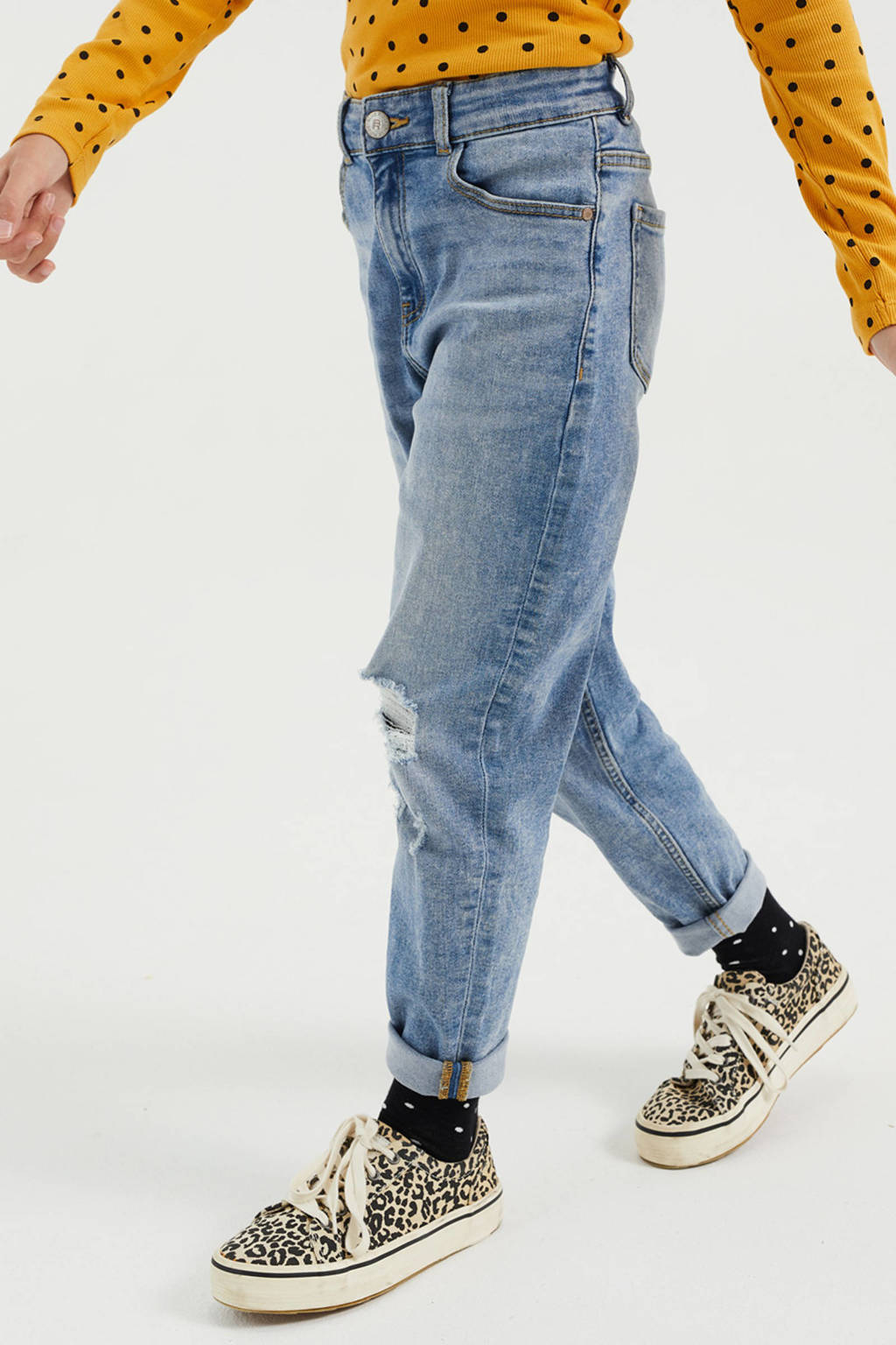 WE Fashion Blue Ridge tapered fit jeans light denim, Light denim