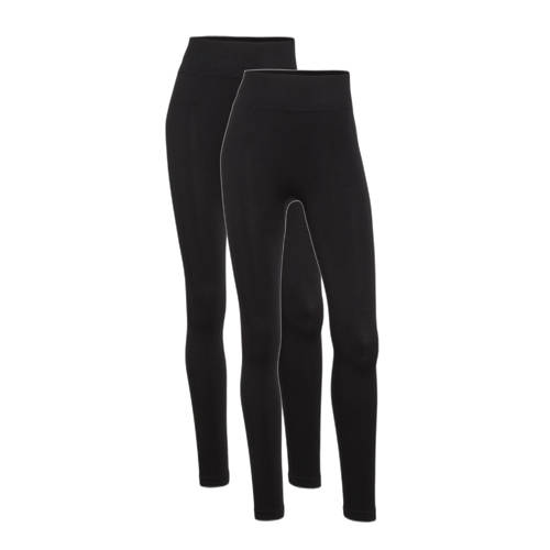 anytime legging - set van 2 zwart afbeelding