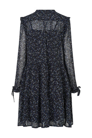 jurk van gerecycled polyester zwart