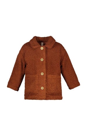 teddy jas van biologisch katoen bruin