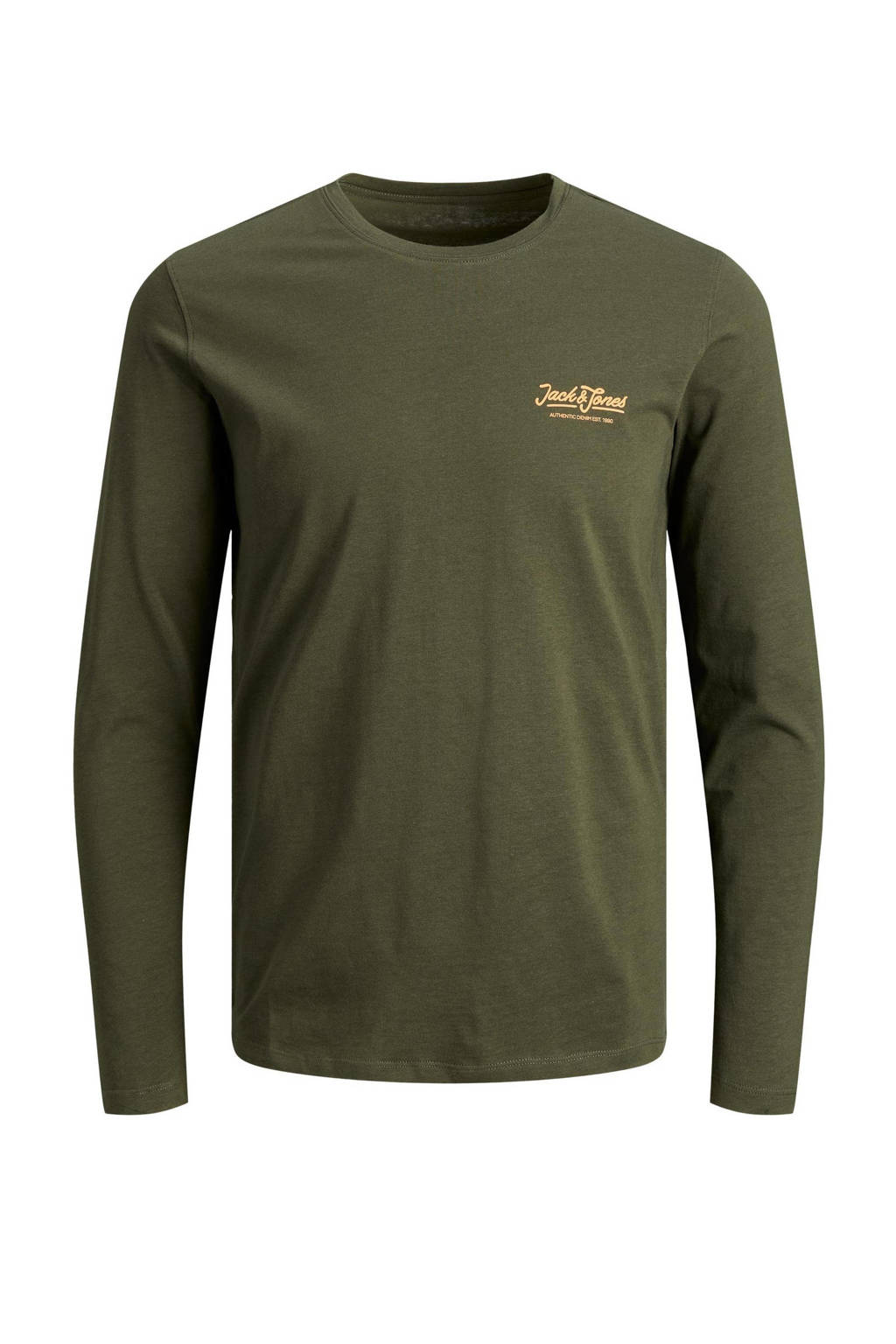 JACK & JONES longsleeve JACSMITH olijfgroen, Olijfgroen