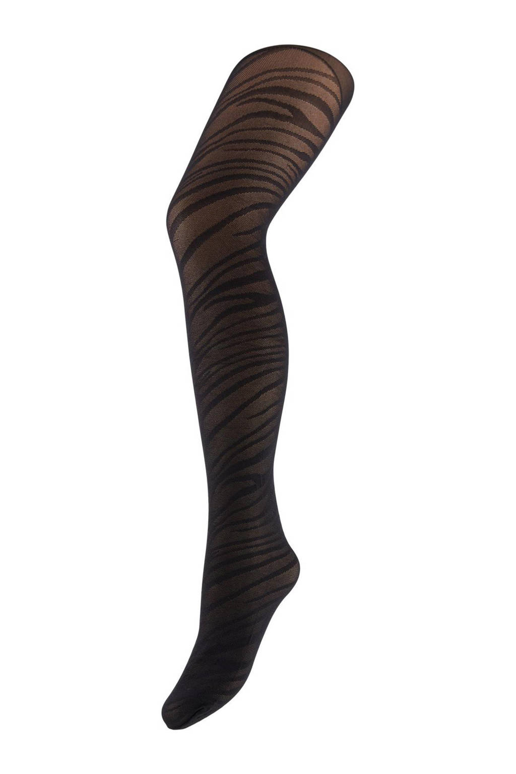 PIECES panty PCESTHER met all-over-print zwart, Zwart
