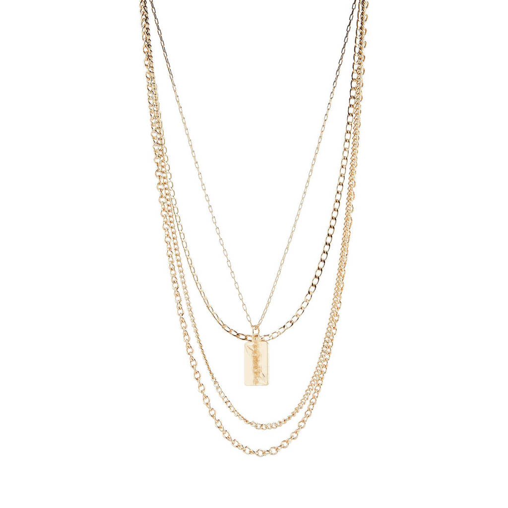 PIECES gelaagde ketting PCKIRSTEN goudkleurig, Goudkleurig