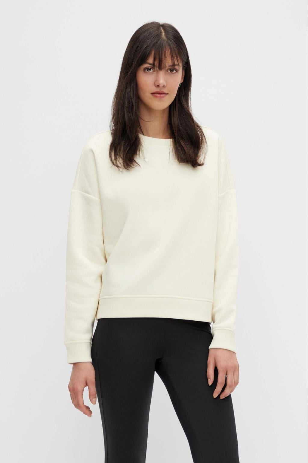PIECES sweater PCCHILLI zachtgeel