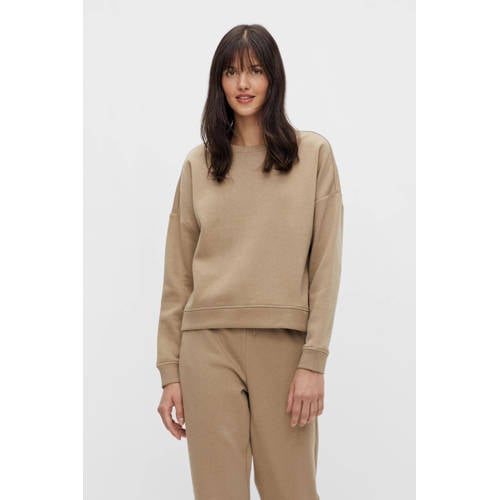 PIECES sweater Chilli lichtbruin afbeelding
