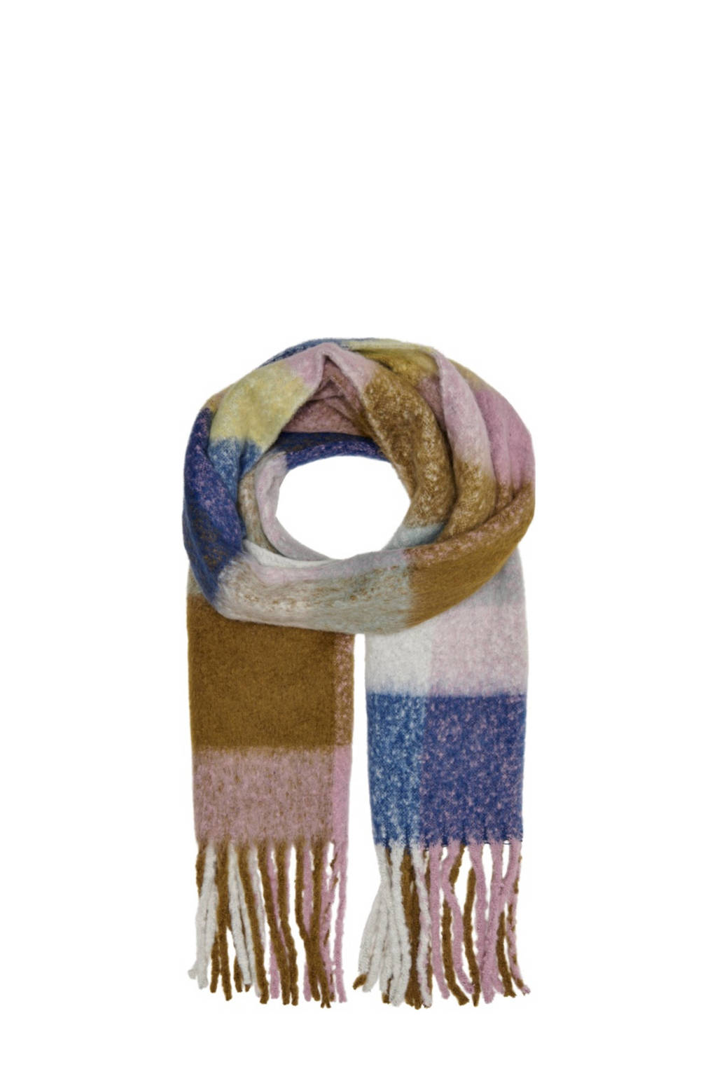 ONLY sjaal ONLJENNA bruin/blauw, Bruin/blauw