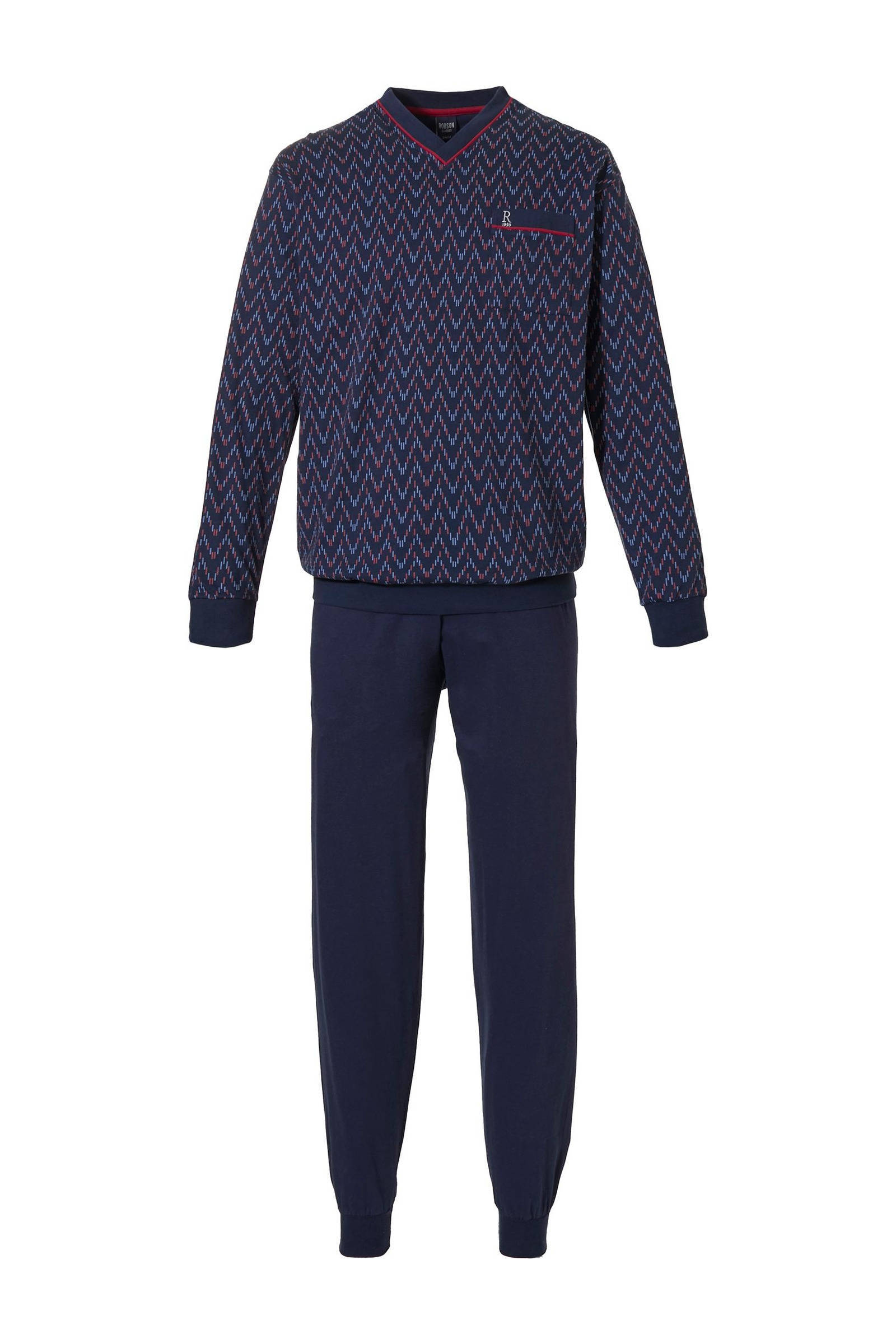 Robson Heren pyjama 27212 702 2 Blauw XXL/56 online kopen