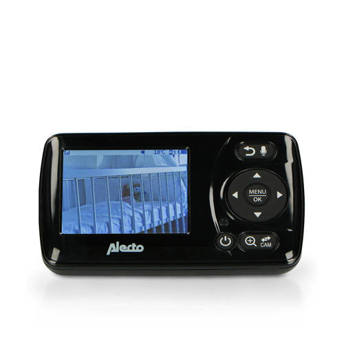 Alecto DVM71BK - babyfoon met camera en 2.4' kleurenscherm - Zwart