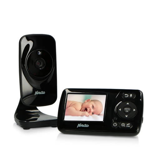 Alecto DVM71BK - babyfoon met camera en 2.4' kleurenscherm - Zwart