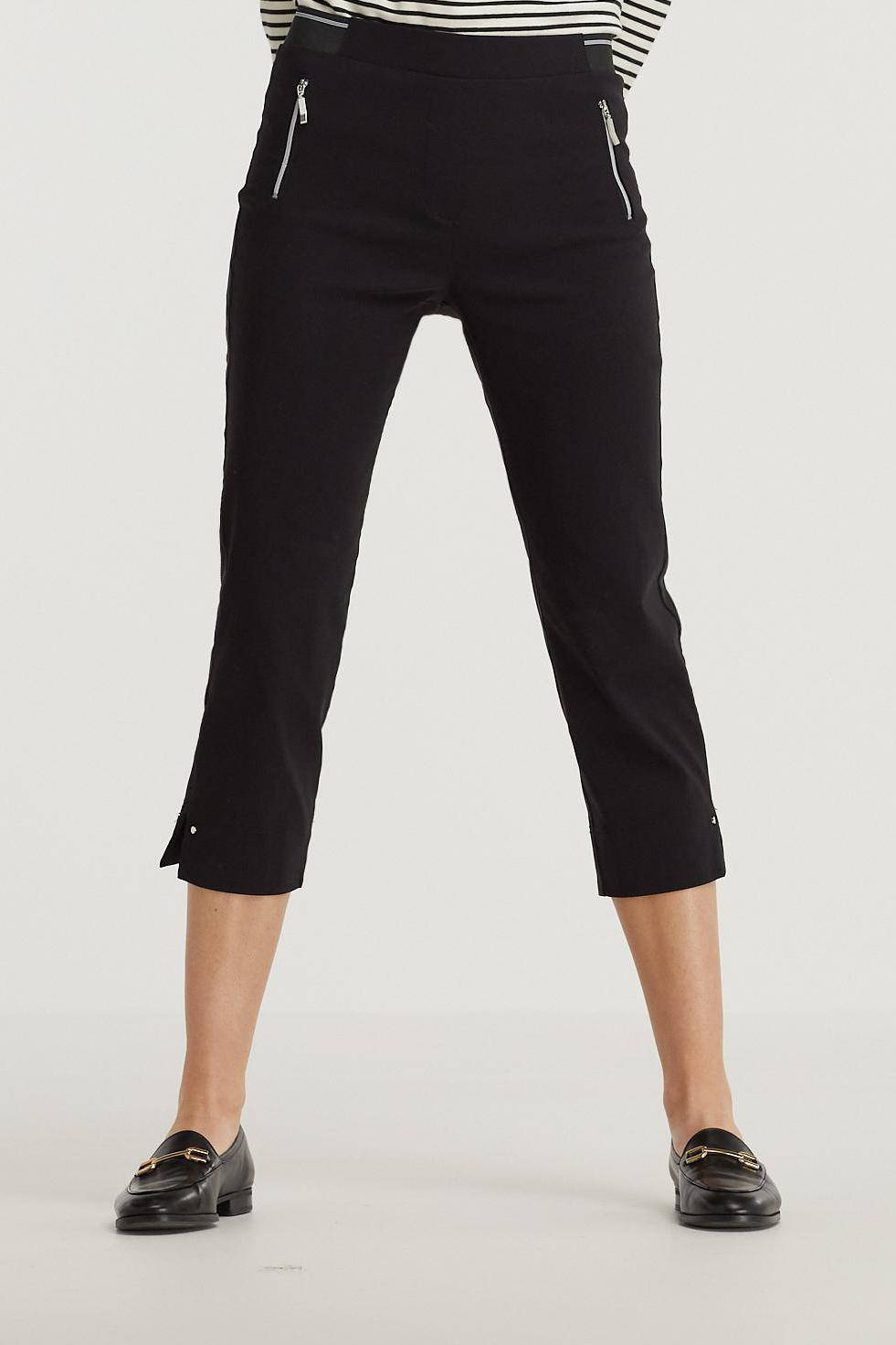 C\u0026A Canda Premium slim fit broek zwart | wehkamp